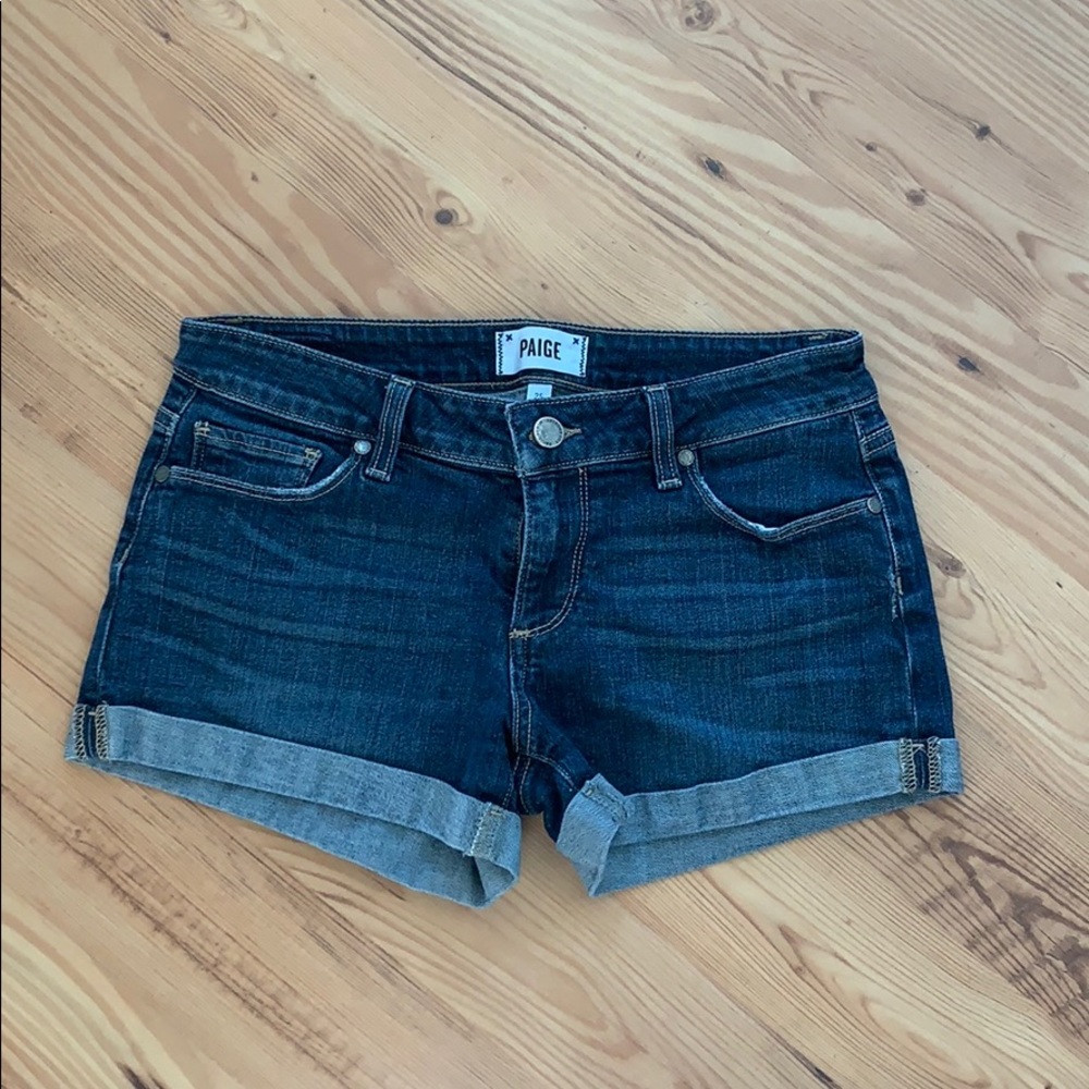 PAIGE Jimmy Jimmy cuffed Denim Short